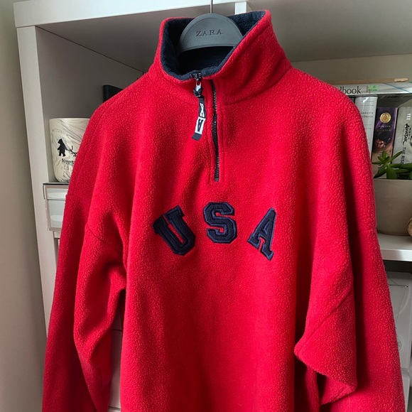Vintage USA half-zip sweater - Picture 1 of 5